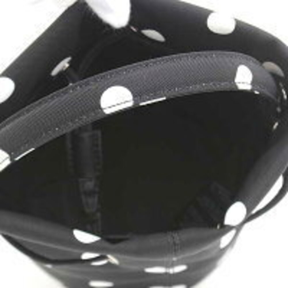 Balenciaga Wheel Drawstring Bag XS Clutch Dot Black White - Picture 5 of 9